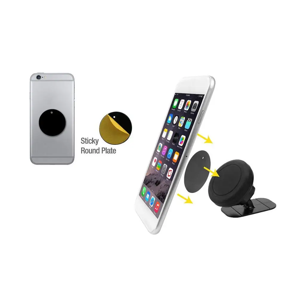 Universal 360 rotation 360 degree car dashboard phone holder strong magnetic mobile phone car holder