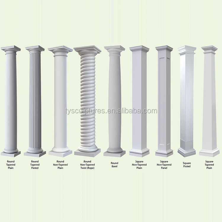 Индивидуальный современный дизайн, ручная резьба, строительное украшение, каменные мраморные колонны и колонны для большого здания, украшение для дома