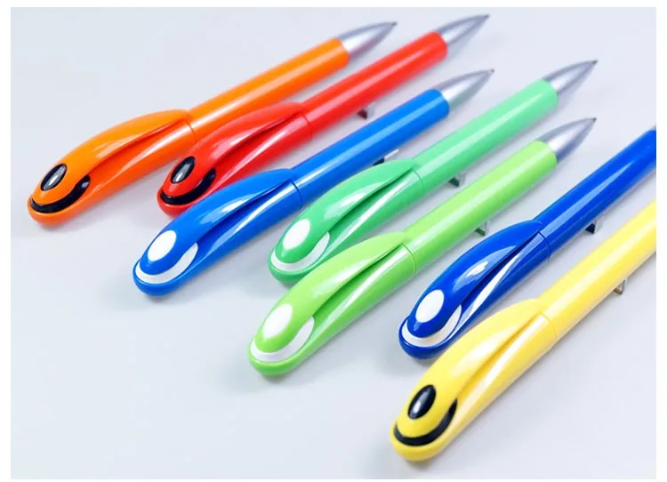 High quality stylo bille twist en plastique multicolor promotional gift twist plastic ballpoint pen with custom logo