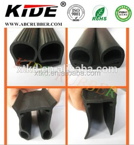 black rubber TPE cold storage door seal strips cold room door gasket