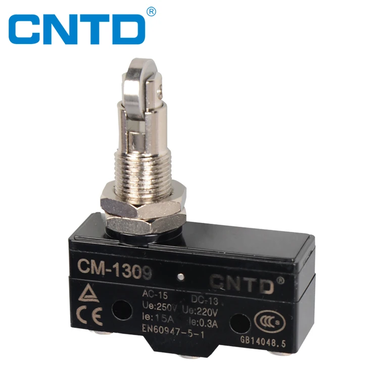 CNTD Professional Manufacturer 1NO1NC Roller Plunger Micro Door Switch Z-15GQ22-B (CM-1308)