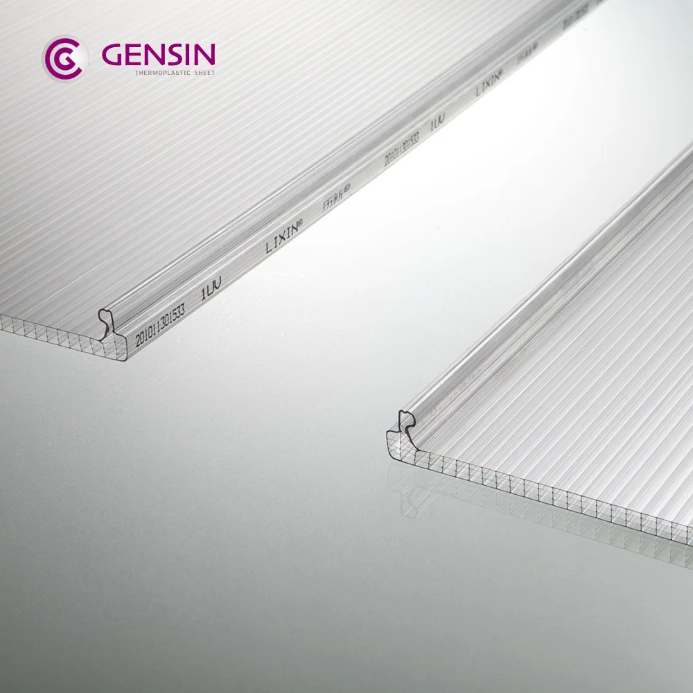 Универсальная панель из поликарбоната GENSIN, ширина 600 мм, 10 мм