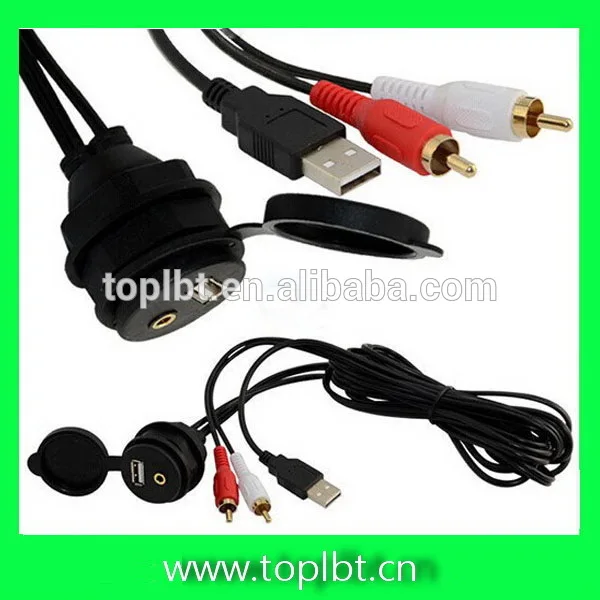 Car Dash Mount Accessory Installation 3.5mm Reading Input aux 2 Strong Extension Data Cable
