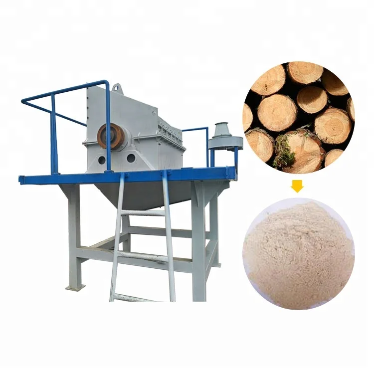 Blade replaceable Environmental protection equipment wood tree branch crushing Chemical waste corner corn cob straw crusher
