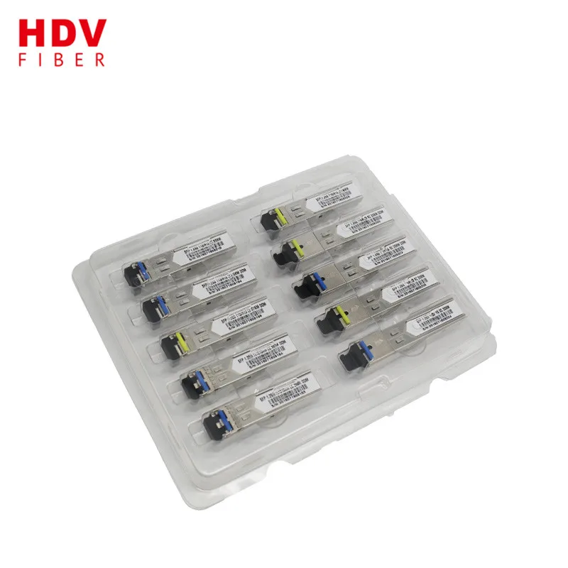  10 г SFP + mini gbic 40 км одного волокна WDM Двунаправленный Module