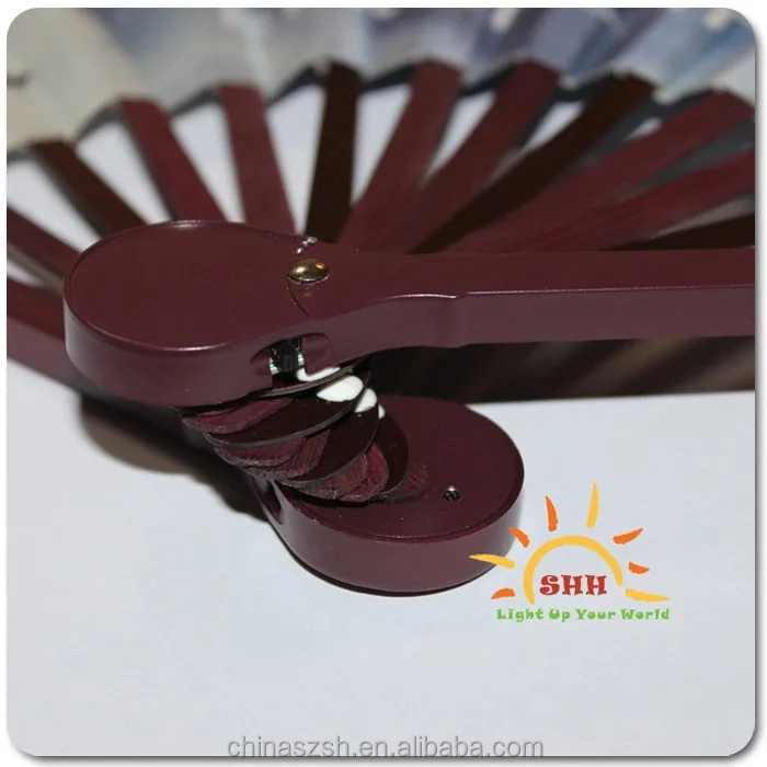 Hot sale blinking light up LED hand held fan for all party