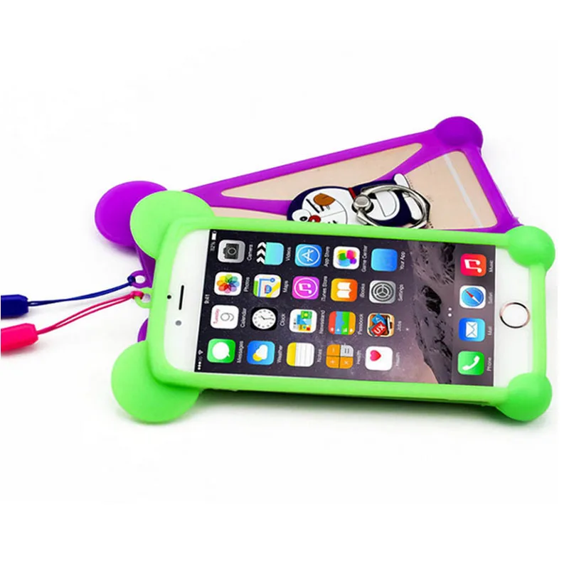 Custom 3D Cartoon Soft Universal Silicone Cell Phone Case Protective Cover