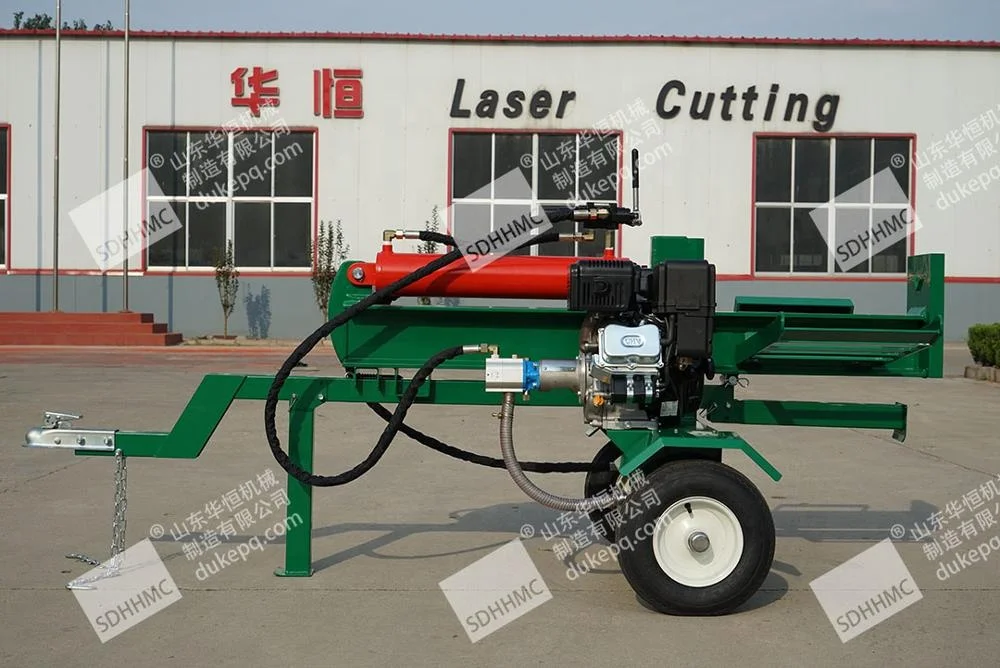 USA Type 15HP Gasoline Log Splitter Firewood Processor For Sale