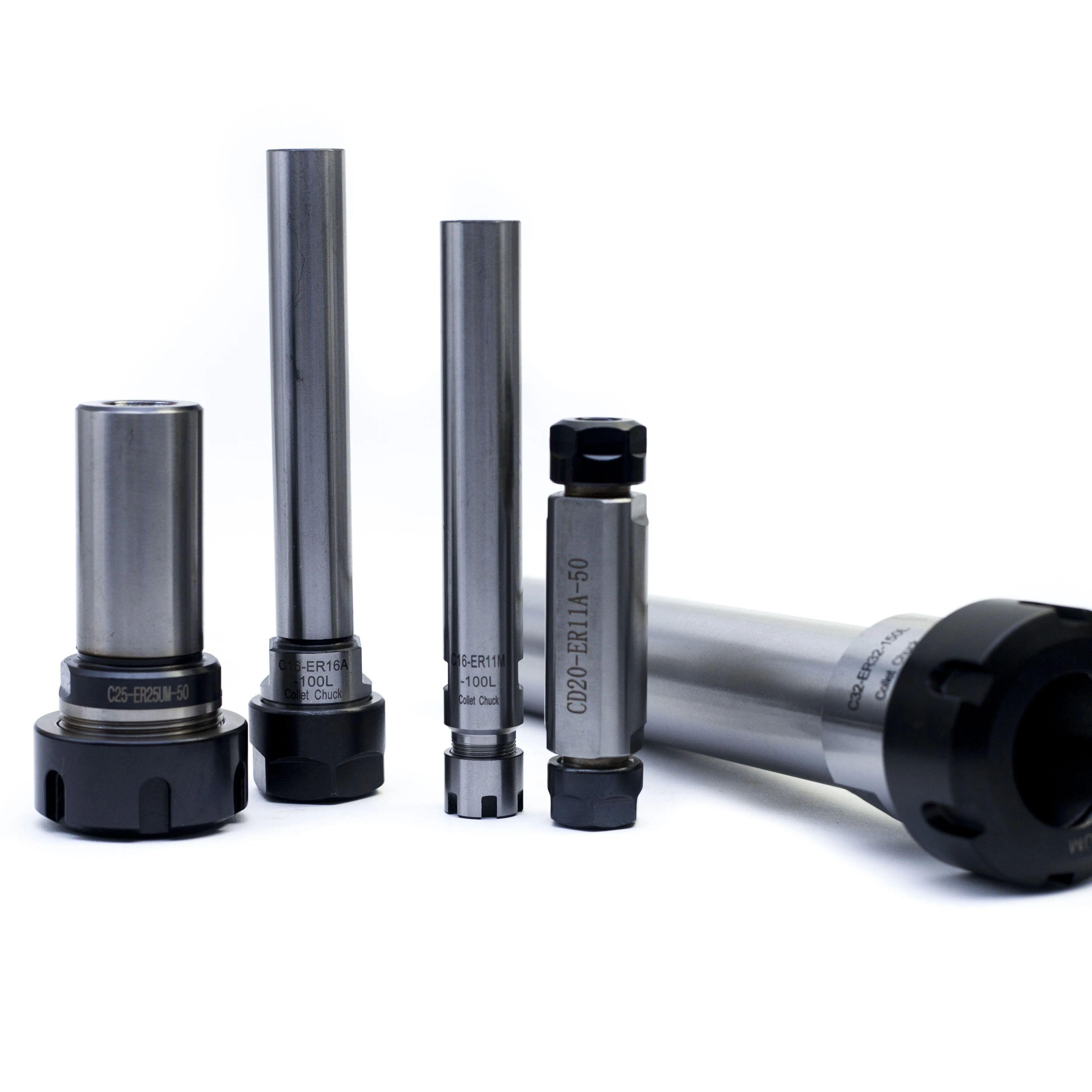 C20 ER16-100L collet chuck with straight shank tool holder