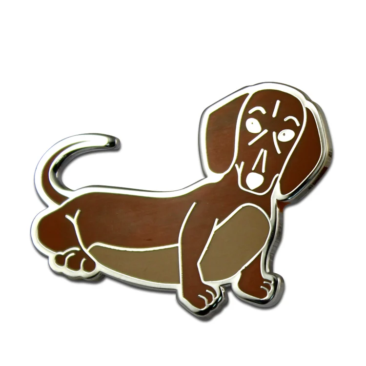 Custom metal enamel logo emblem badge fashion pin badge