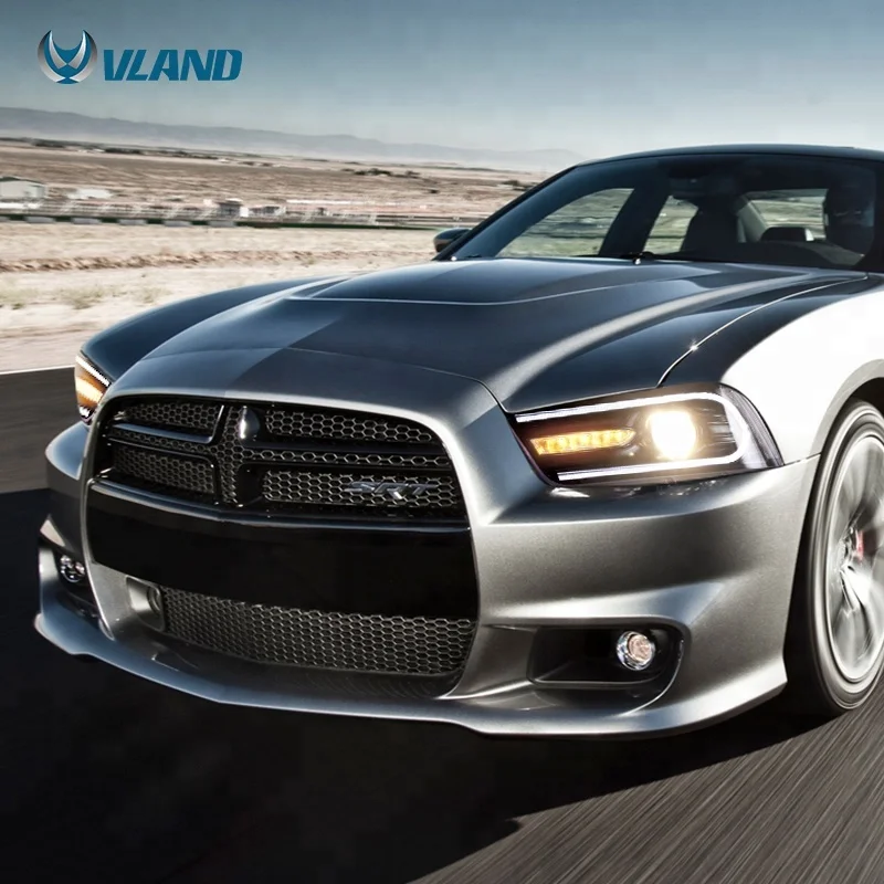 For VLAND wholesales manufacturer 7th Gen led headlight 2011-2014 headlamp for dodge charger