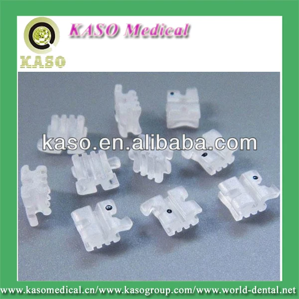 Керамический кронштейн KASO с ортодонтическим кронштейном Roth MBT