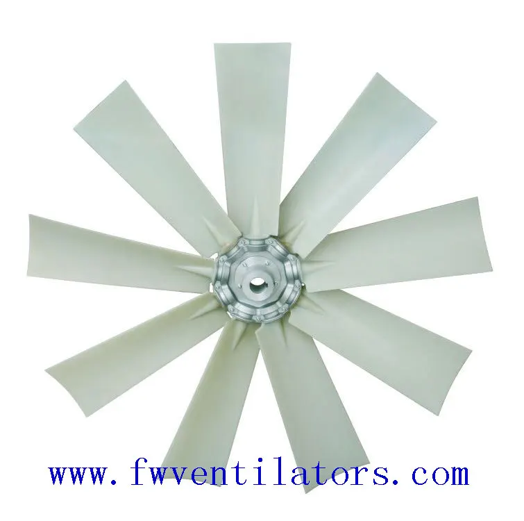 industrial strengthening and toughening of nylon material axial PAG blade PPG fan blades
