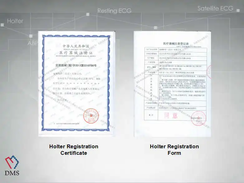 DMS ECG LCD Holter Monitor For Heart Electrocardiogram 12 Lead 10 Electrodes With CadioScan 12.Net Software