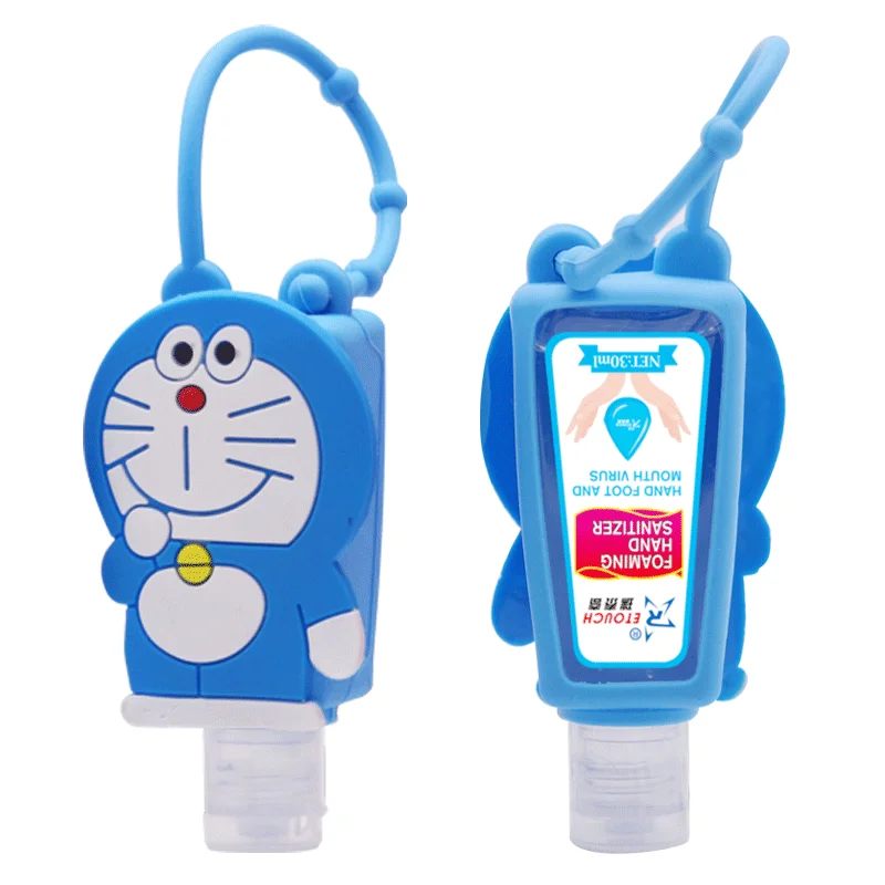 Popular cartoon disposable disinfectant gel 30ml portable hand sanitizer suitable for children