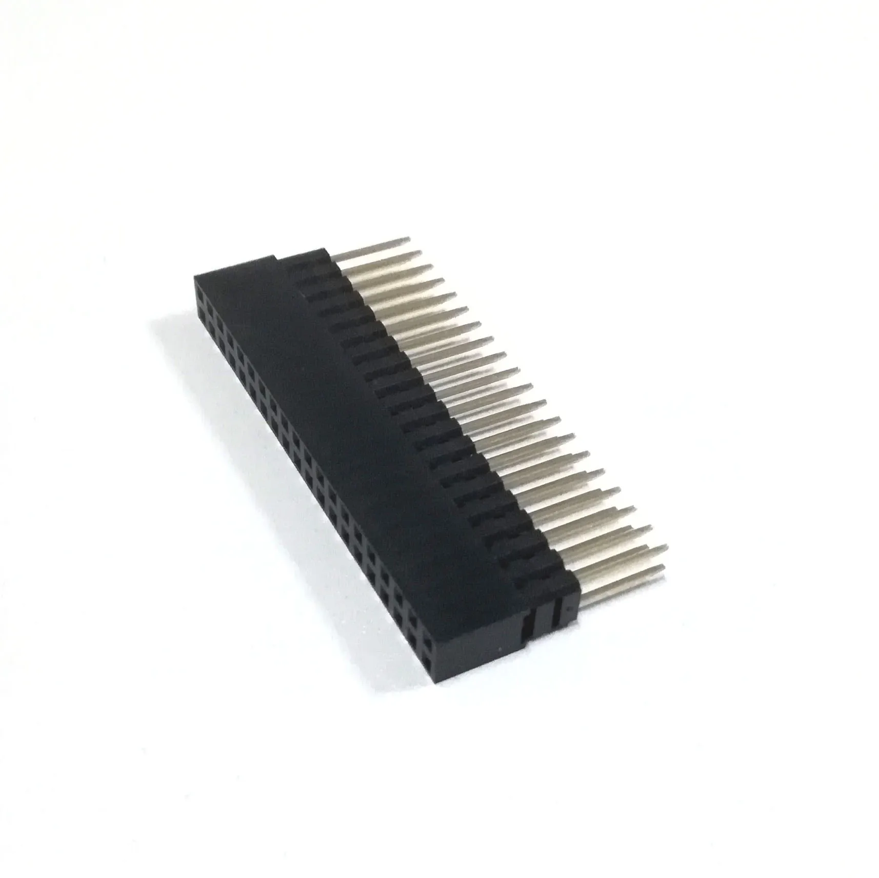
2x20 pin DIP stacked 2.54mm female header connector series for Raspberry PI pcb edge header 