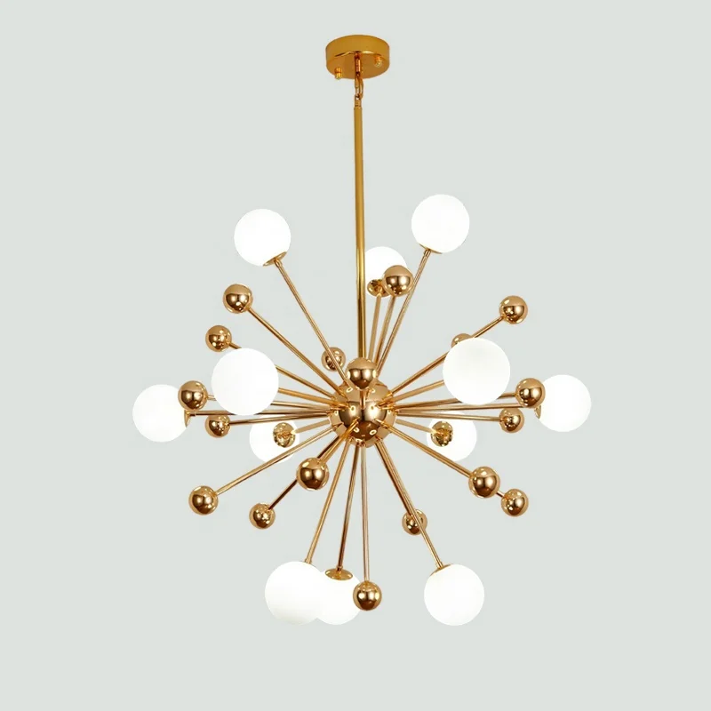 Simig lighting modern Creative Individuality Dandelion Glass Ball Fashion Simple Chandelier