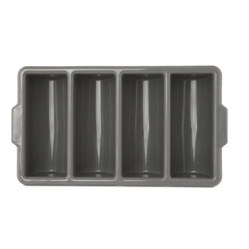 25-compartment Gray Full-size Glass Rack Kitchen Storage Holders & Racks Plastic Modern Commercial Kitchen Support Everyday