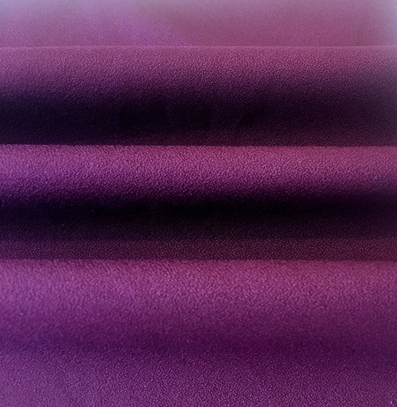 Супер сентябрьский высокий твист тканый полиэстер 4 способа тянущийся спандекс мох креп ткань