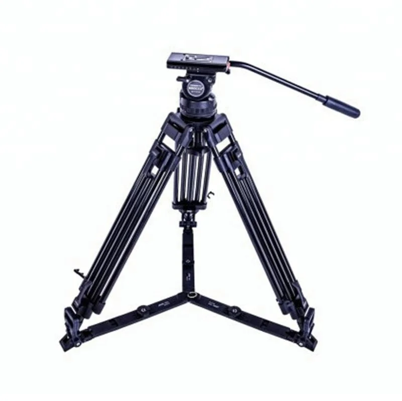 Professional CCTV Broadcast Secced SC-V15L/T Heavy Duty Video Camera Tripod With Fluid Head