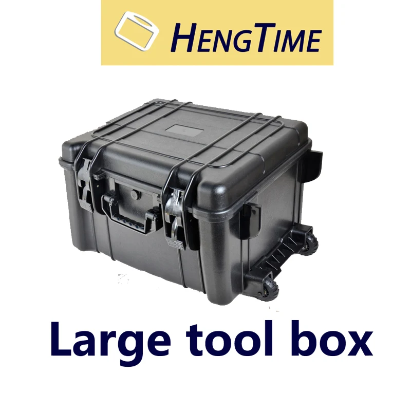 Hengtime OEM service portable ABS plastic large trolley tool case on wheels with foam