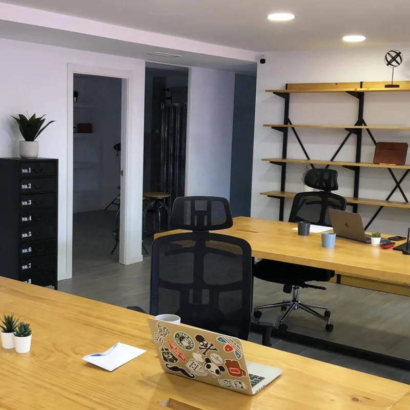 Industrial Office Furniture Solid Wood Stuff Desk Manager Desk Working Table Office Desk Office Set