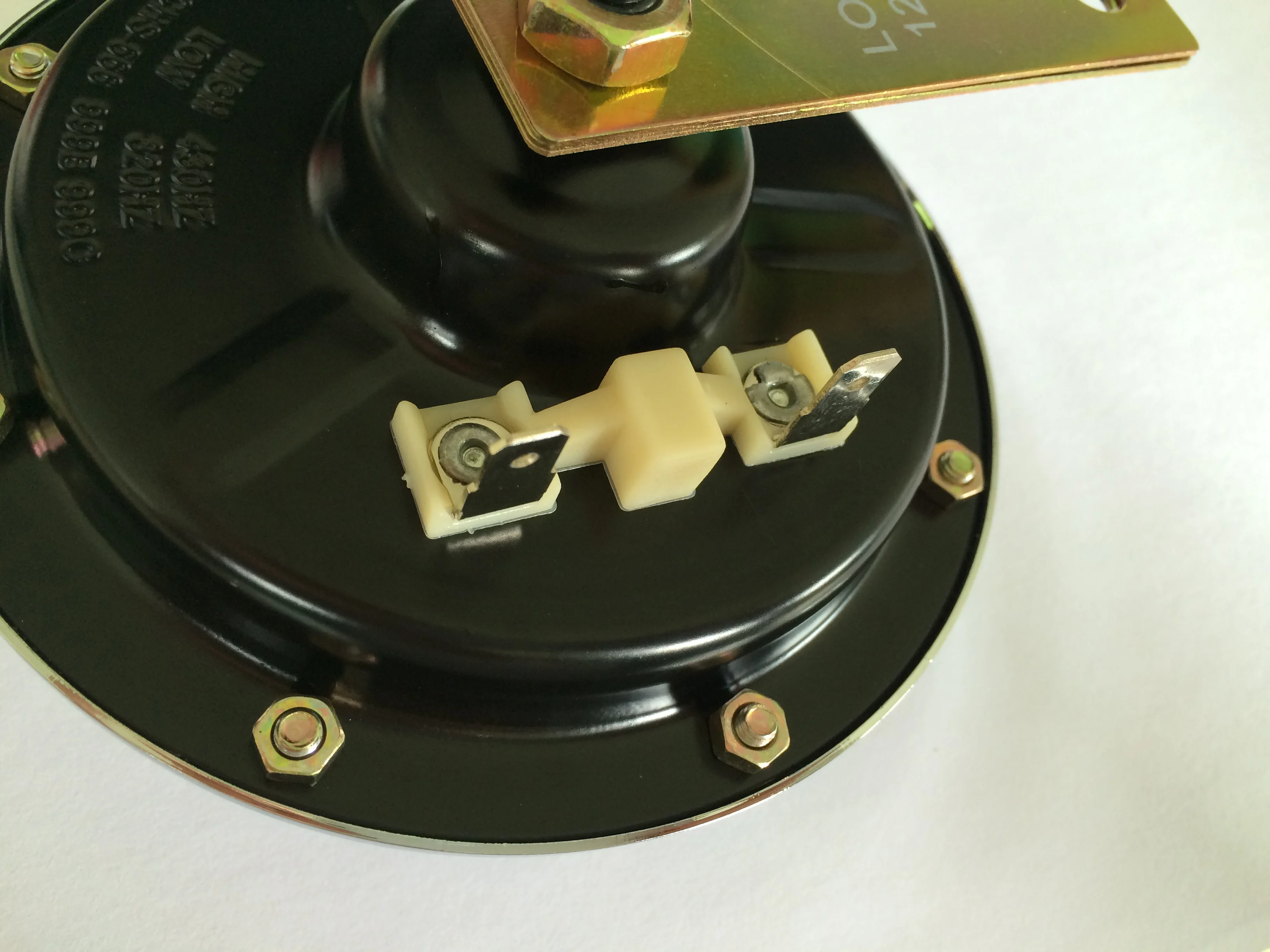 High quality 12V electric disc horn in chrome color use for truck