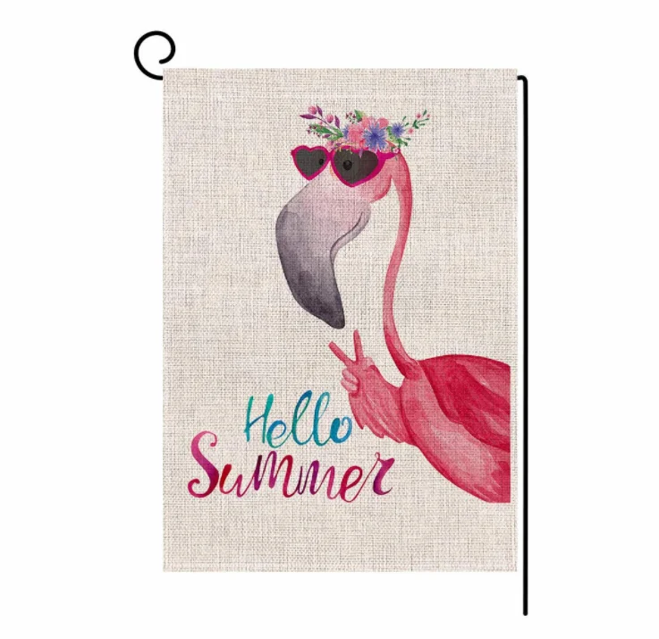 printed garden flags Vertical Double Sided Spring Summer Yard Outdoor Decorative printed garden flag