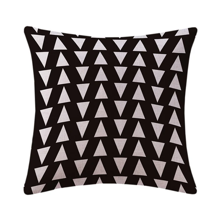 
Home Textiles Art 45*45cm Cotton Linen Streamline Moderne Style Decorative Indoor Outdoor Throw Cushion Cover Pillow 