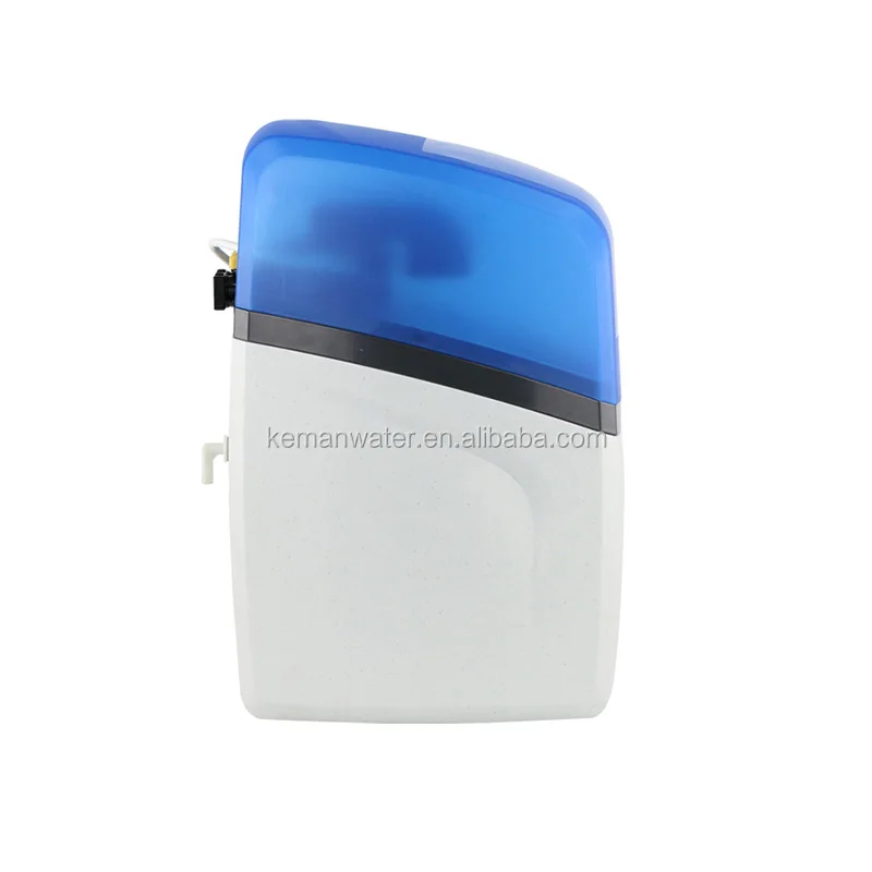 Keman brand small water softener with blue cover