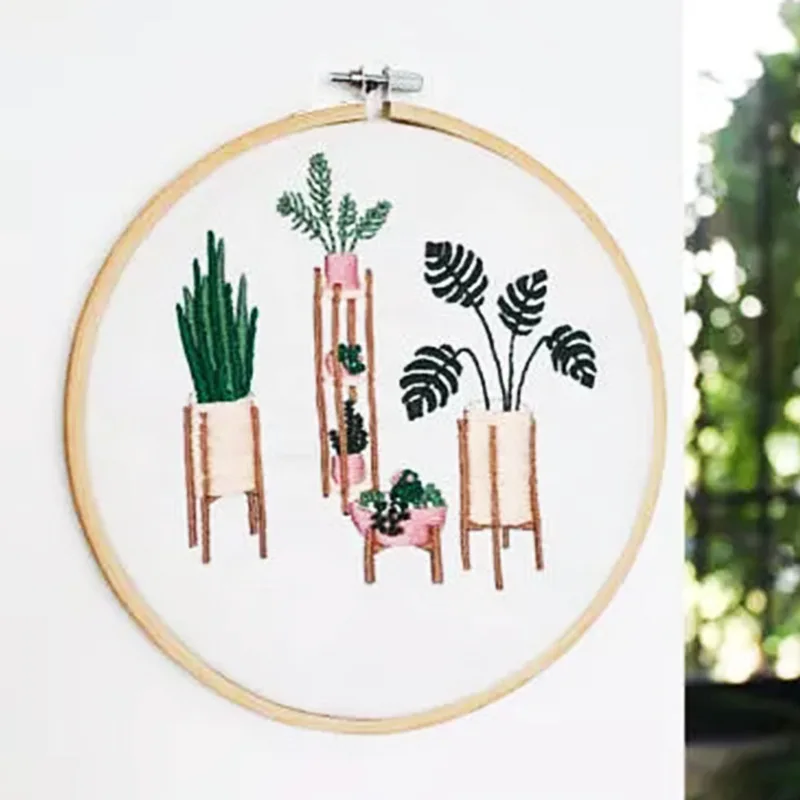 
cross-stitch kit FLOWER Multi Patterns Chinese hoop Embroidery 