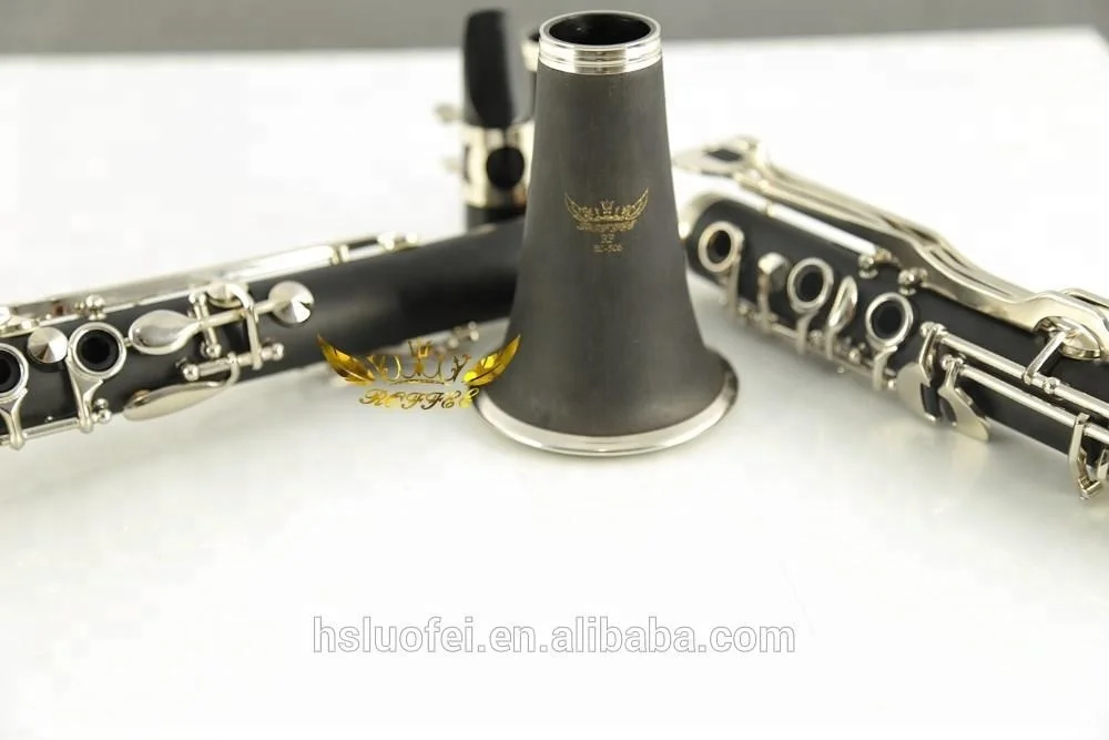 Musical instrument ABS body 17 keys nickel plated G tone clarinet