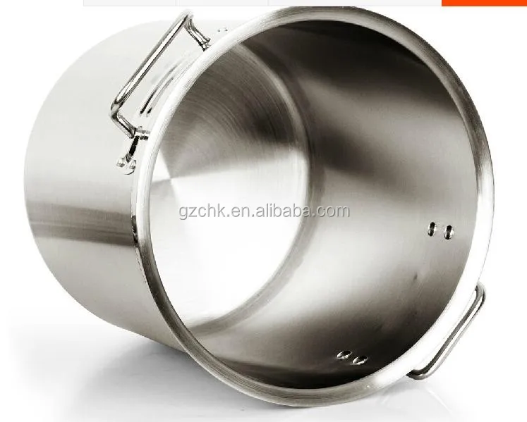 Tall body stainless steel compound bottom sauce pot/thick hot pot /stock pot