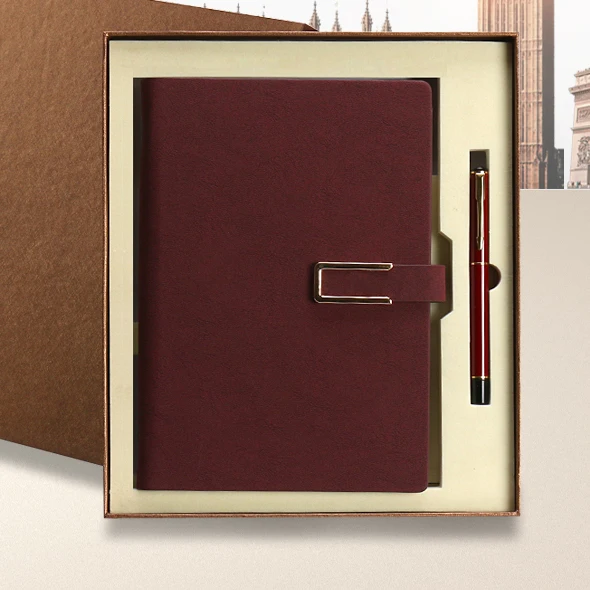 giftSuit notebook business a5 Loose Leaf Binding printed classmate office embossed cover design customized wholesale promotional