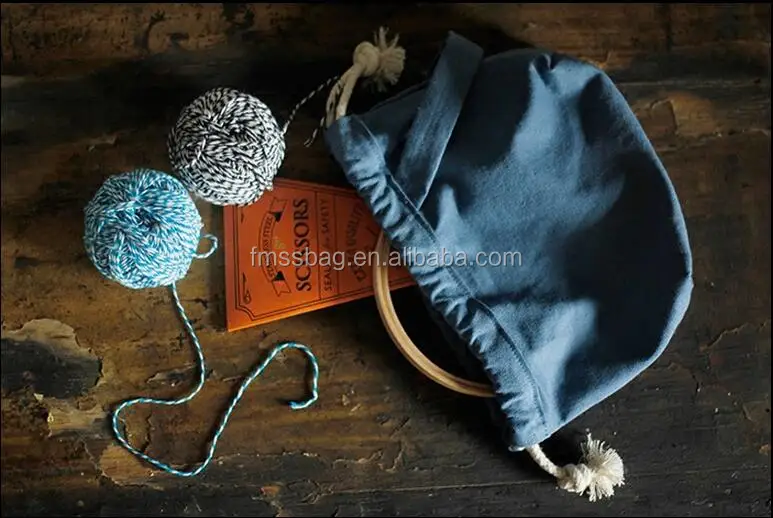 Simple design drawstring tote bag lunch box bag grocery receive bag