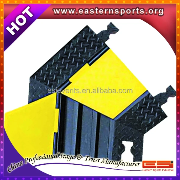 4 кабельный канал рампы Сильный грузоподъемность автомобиля резины протектора