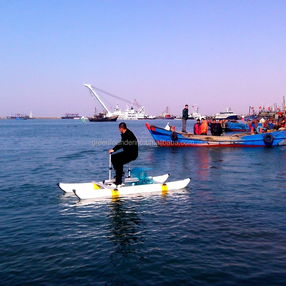 China high quality inflatable PVC Pontoons Water Bikes Water Bicycles Sea Bicycle Supplier