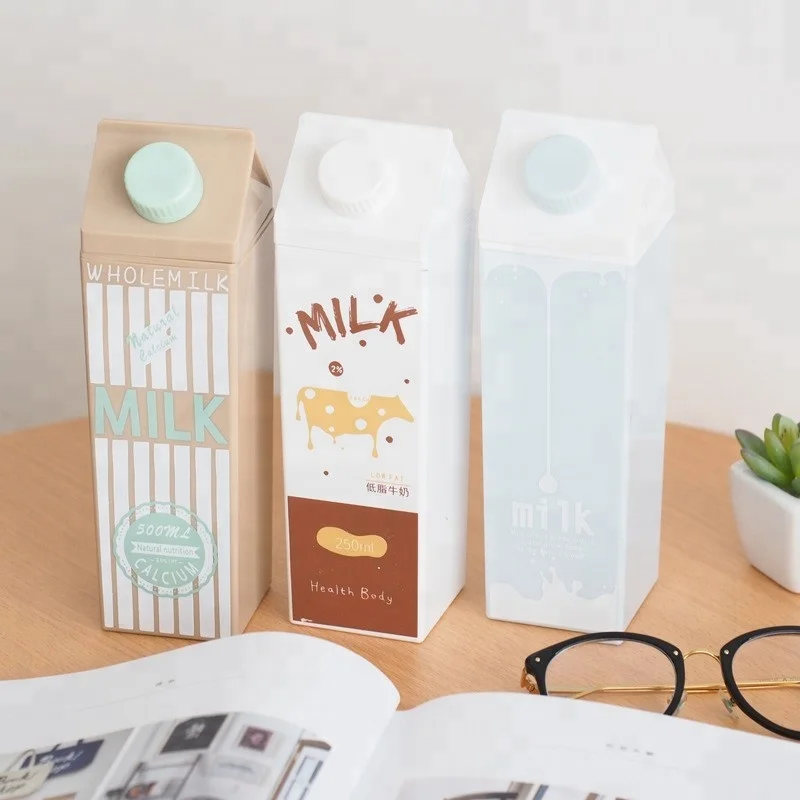 Customized 500ML Plastic None Protein Shaker Milk Box