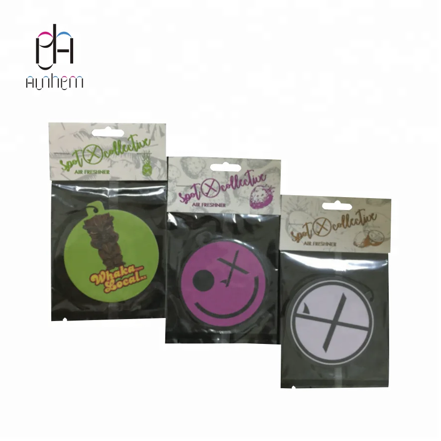 hot sell freshener paper popular flavor paper car air freshener air freshener making machine with customized design, DL877