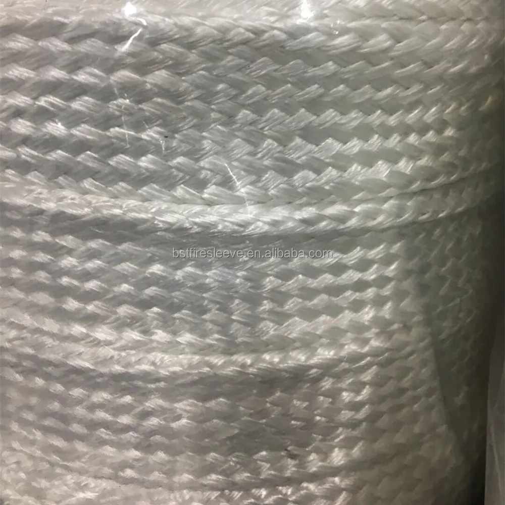 Industry Hose Fireproof Insulation Materials High Temperature Glass Fibre Sleeve for Pipes Heat Protection