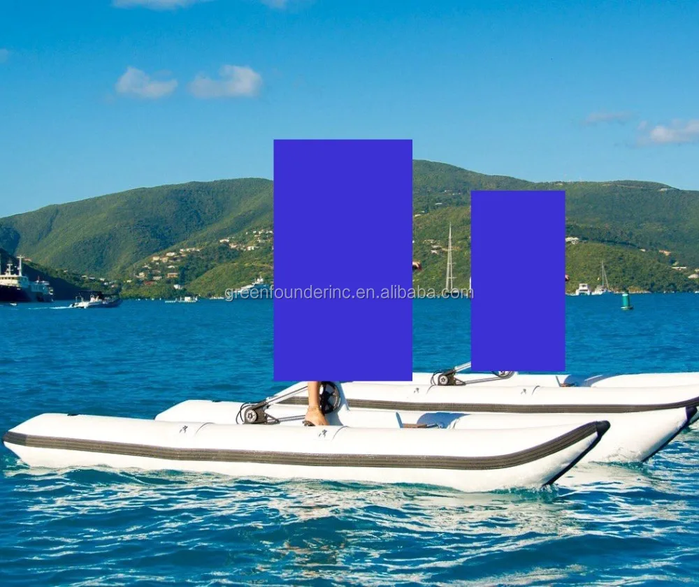 
0.9mm PVC made inflatable PVC pontoons PVC Baloons for Water Bikes Fishing Boat 