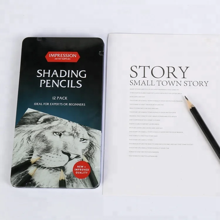 Качественная жестяная коробка 24 шт. художественный Рисунок набор карандашей для рисования