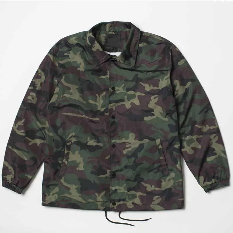 High Quality Nylon Breathable Blank Men Coaches Jacket