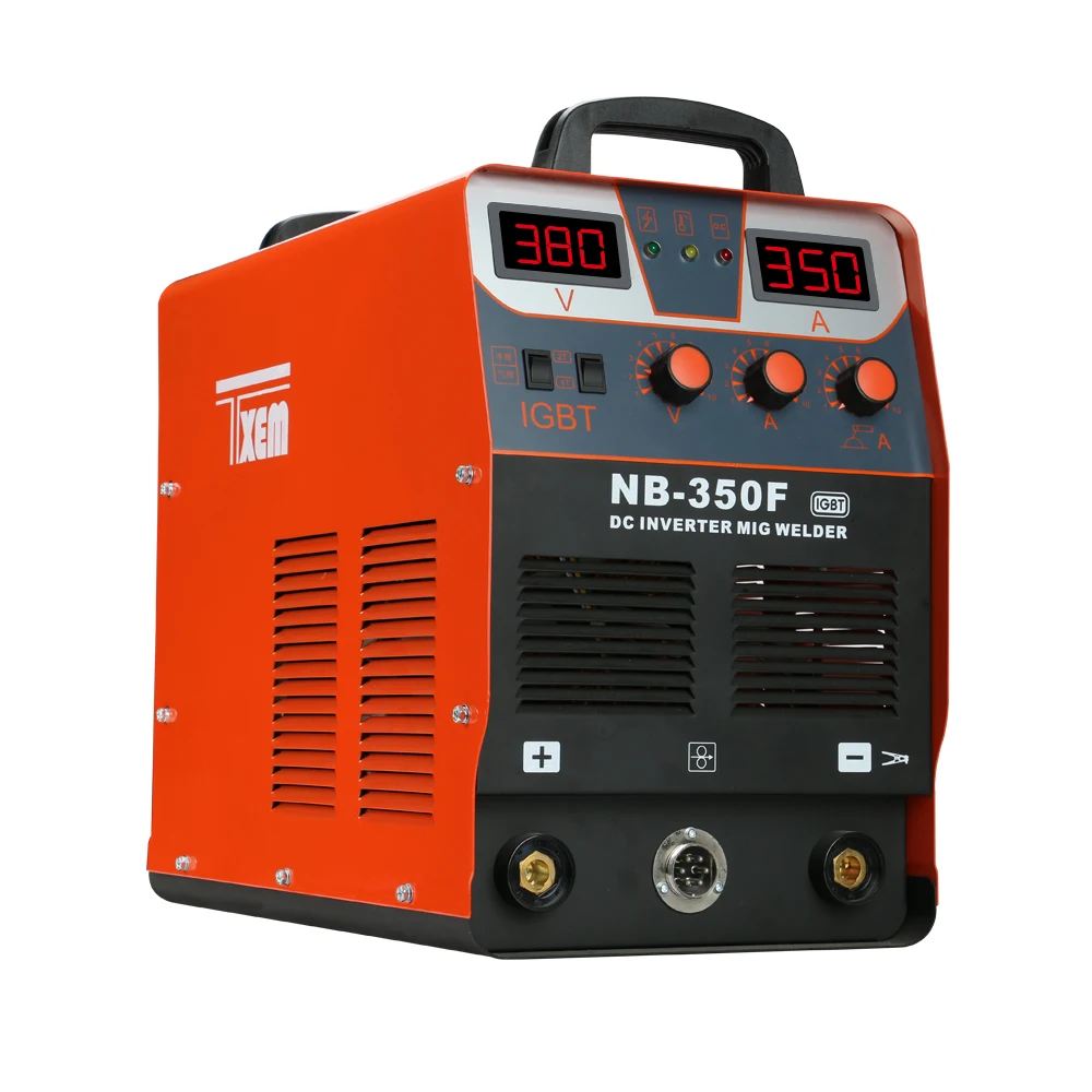 Лучшая цена nbc 350 mig 350 сварочный аппарат mig-350 igbt Инвертор pulse co2 Алюминиевый mig сварочный аппарат