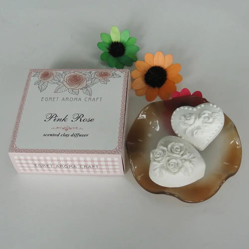 Rose shape fragrance diffuser home decorative scented stone