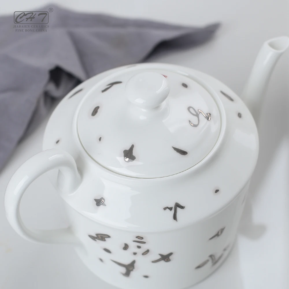 15 Pcs Antique High Quality Bone China Royal Japanese Porcelain Ceramic Turkish Tea Coffee Set Europe Pot Cup with Saucer Sets