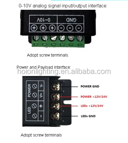DC12V ~ 24V 0-10V входной сигнал SZ200 Push диммер моноцветной одноцветный светодиодный