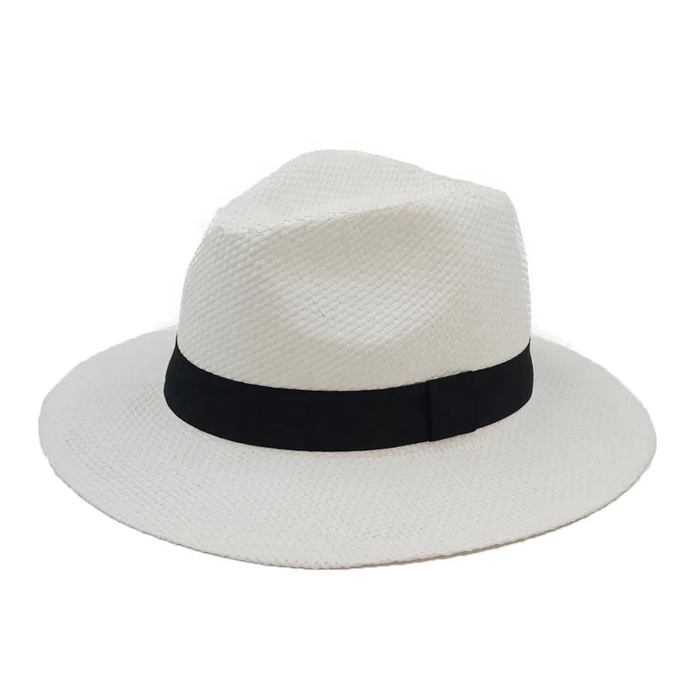 SH-0007 Summer Sun Paper Men Women Kids Straw White Panama Hat