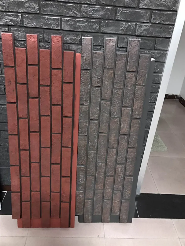 Полиуретановая Красивая недорогая декоративная настенная панель ПУ искусственный камень для украшения