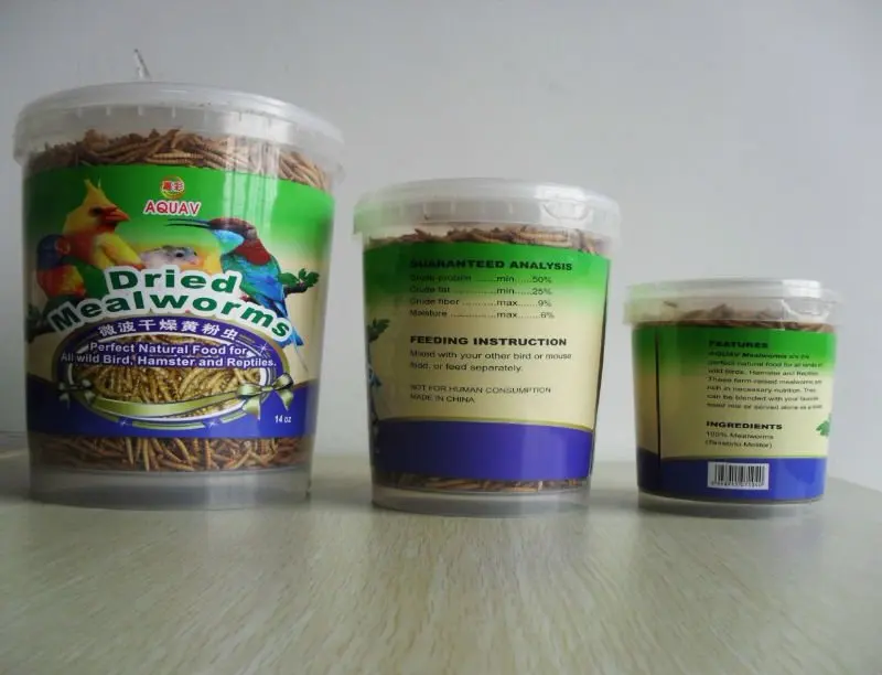 
High nutrient Bird food & fish food dried mealworms 